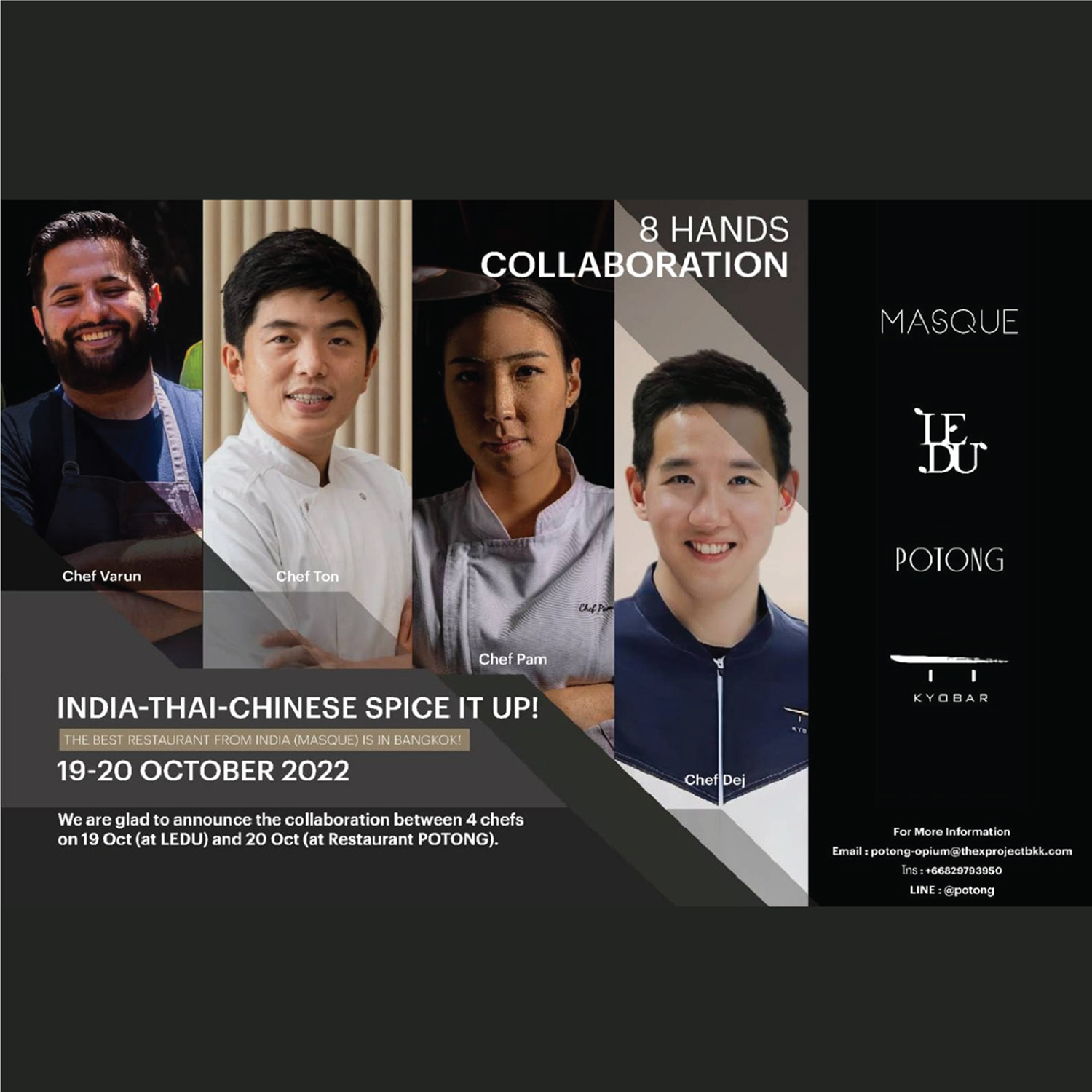 Chefs from KYO BAR and ODETTE
