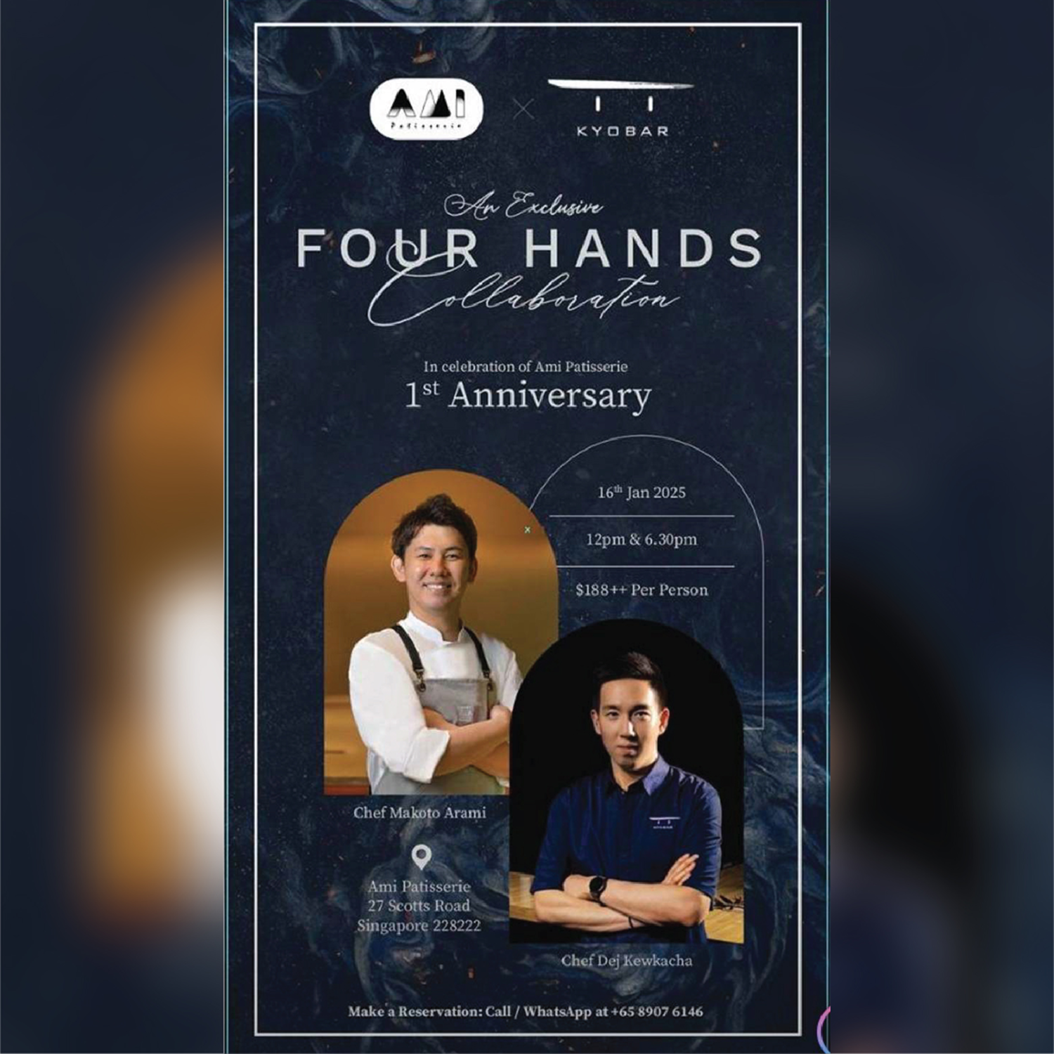 Chefs from KYO BAR and ODETTE